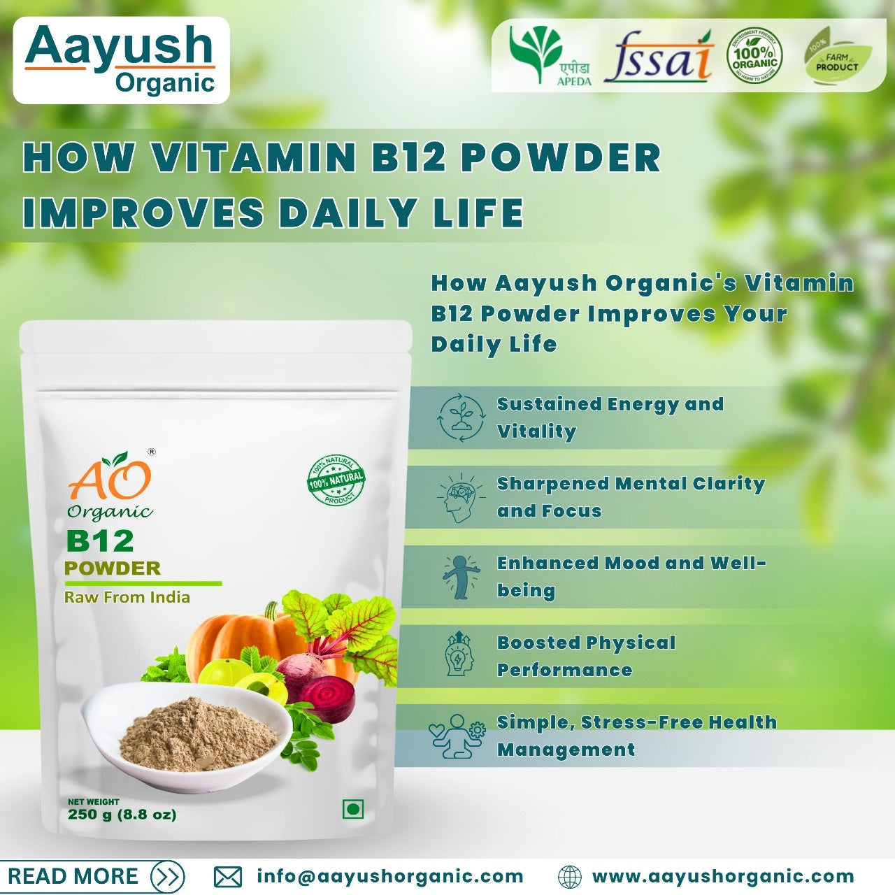 How Vitamin B12 Powder Improves Daily Life