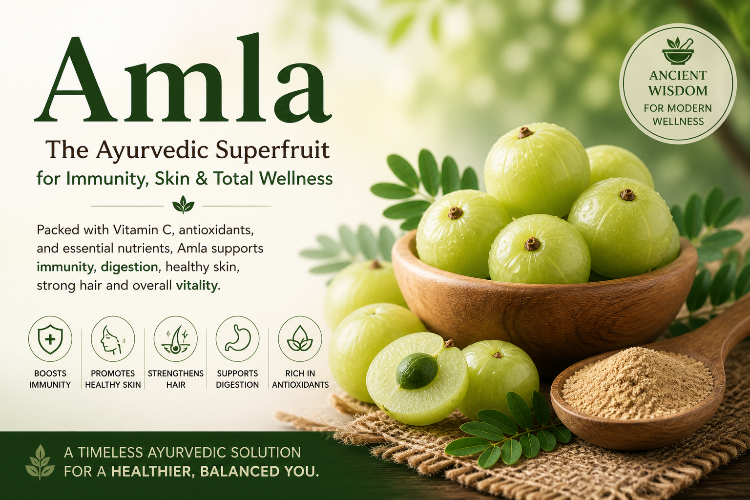 Amla: The "Great Mother" of Ayurvedic Rejuvenation and Vitality