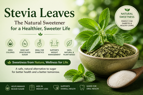 Stevia Leaves: The Natural Sugar Alternative for Diabetes & Healthy Living